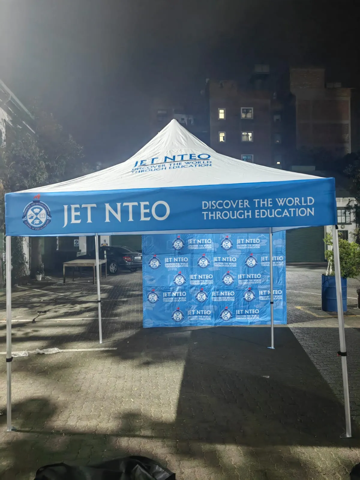 Digital Wraps banner and gazebo project 3