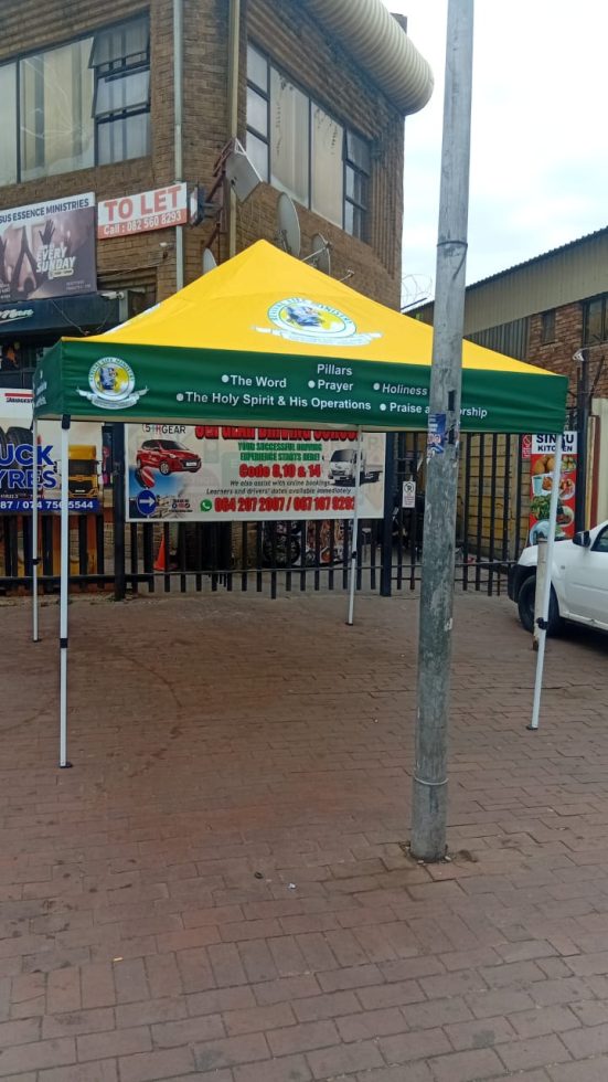Digital Wraps banner and gazebo project 4